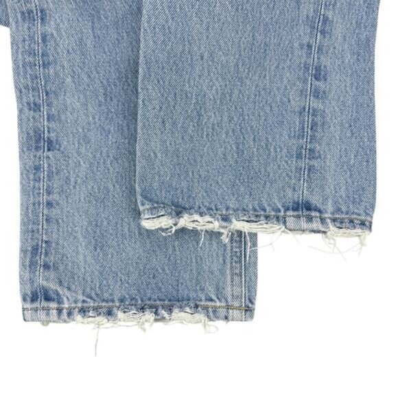 AGOLDE 90's Mid Rise Loose Fit Jeans Size 24 Fall Out - Picture 6 of 6